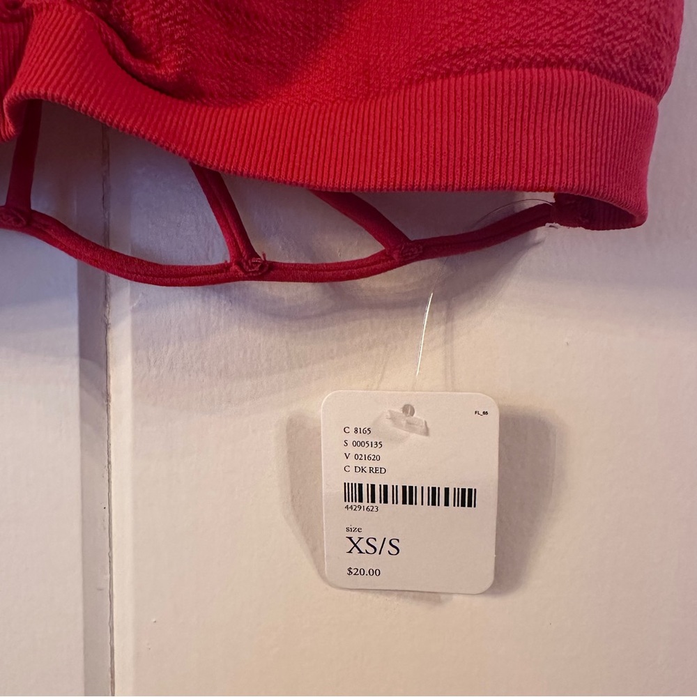 Free People Dark Red Strappy Bralette - Picture 2 of 3